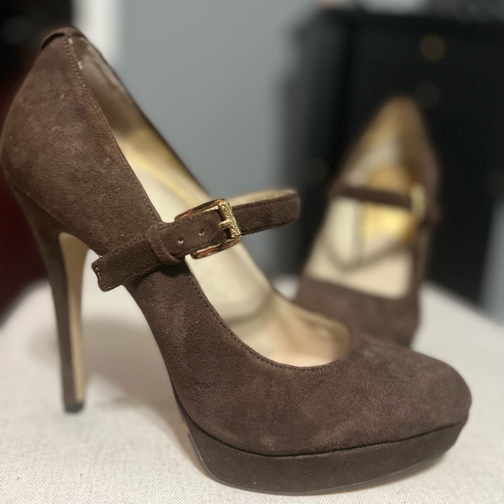 Michael Kors, 8.5 chocolate brown Mary janes